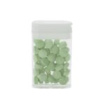 1 1/2" x 2 1/2" Rectangular Flip-Top Mint Dispenser - 1