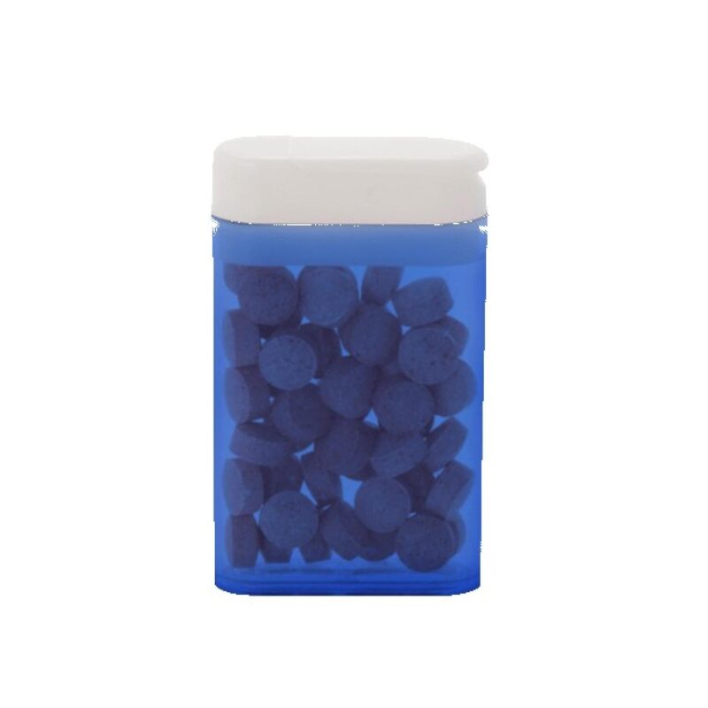 1 1/2" x 2 1/2" Rectangular Flip-Top Mint Dispenser - 7