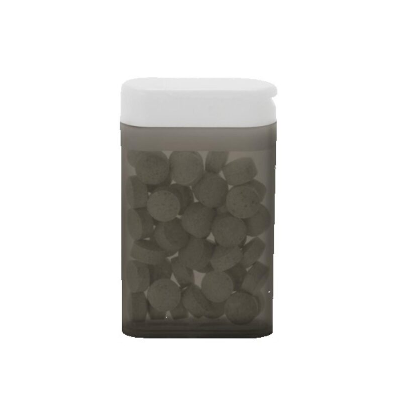 1 1/2" x 2 1/2" Rectangular Flip-Top Mint Dispenser - 8