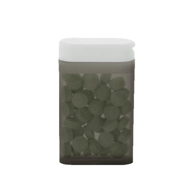1 1/2" x 2 1/2" Rectangular Flip-Top Mint Dispenser - 9