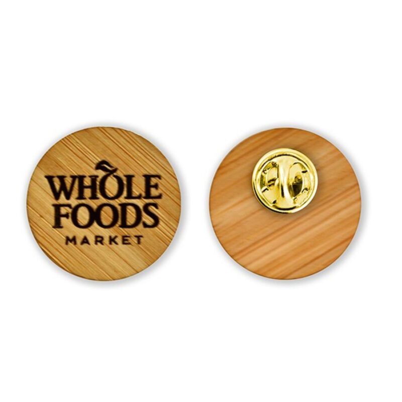 1" Bamboo Lapel Pin - 1