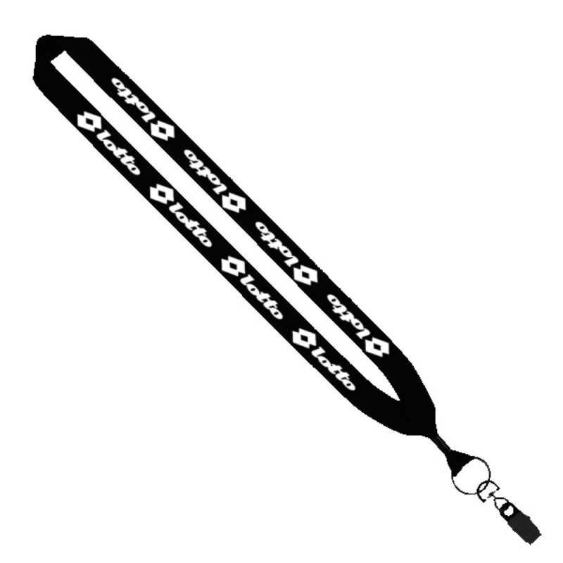 1-Cotton-Lanyard-with-Metal-Crimp-Metal-Bulldog-Clip-LC10M-MA3 1" Cotton Lanyard with Metal Crimp & Metal Bulldog Clip
