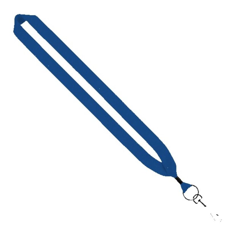 1" Cotton Lanyard with Metal Crimp & Metal Swivel Snap Hook - 4