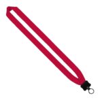 1" Cotton Lanyard with Plastic Clamshell & O-Ring - 3