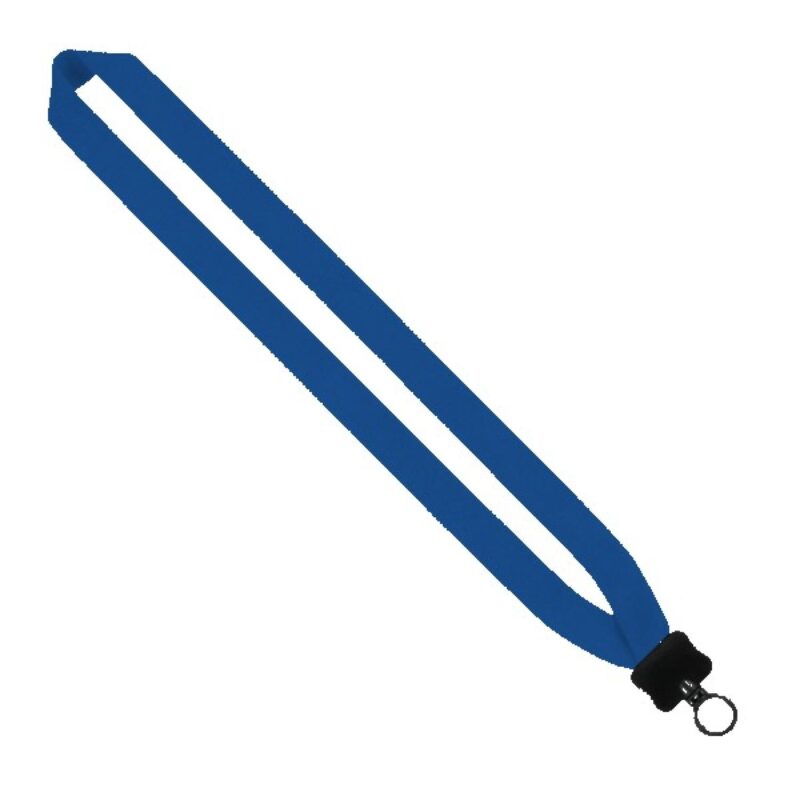 1" Cotton Lanyard with Plastic Clamshell & O-Ring - 4
