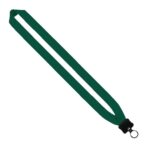 1" Cotton Lanyard with Plastic Clamshell & O-Ring - 6