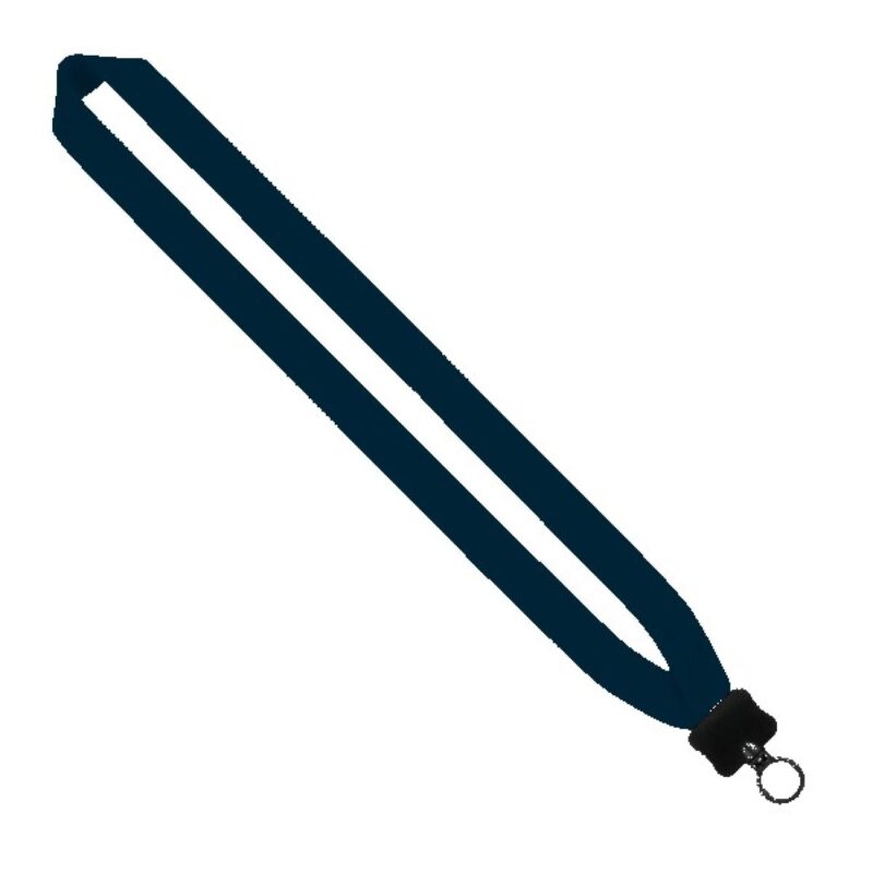 1" Cotton Lanyard with Plastic Clamshell & O-Ring - 7