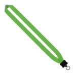 1" Cotton Lanyard with Plastic Clamshell & O-Ring - 8