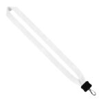 1" Cotton Lanyard with Plastic Clamshell & Swivel Snap Hook - 2