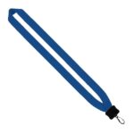 1" Cotton Lanyard with Plastic Clamshell & Swivel Snap Hook - 4