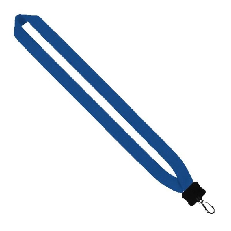 1" Cotton Lanyard with Plastic Clamshell & Swivel Snap Hook - 4