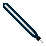 1" Cotton Lanyard with Plastic Clamshell & Swivel Snap Hook - 7