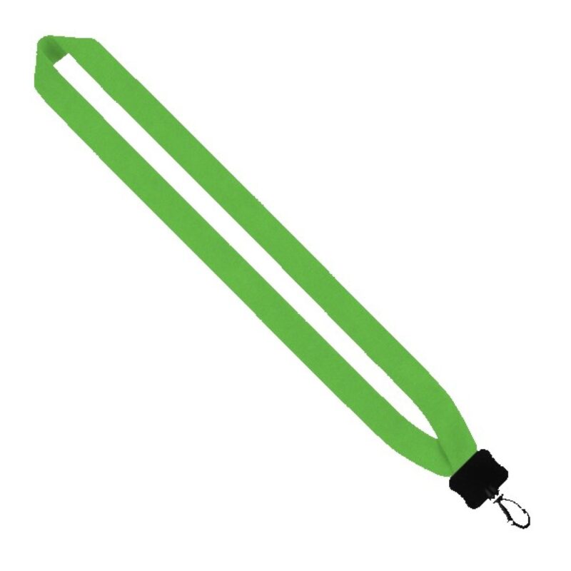 1" Cotton Lanyard with Plastic Clamshell & Swivel Snap Hook - 9
