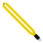 1" Cotton Lanyard with Plastic Snap-Buckle Release & O-Ring - 1