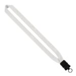 1" Cotton Lanyard with Plastic Snap-Buckle Release & O-Ring - 2