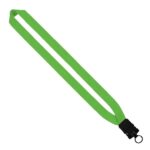 1" Cotton Lanyard with Plastic Snap-Buckle Release & O-Ring - 7