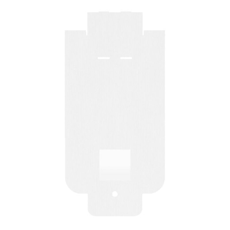 10" x 10" x 4" Flat Custom White Corrugate Gift Box - 1