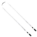 1/2" Cotton Double Bulldog Clip Lanyard - 2