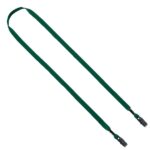 1/2" Cotton Double Bulldog Clip Lanyard - 8