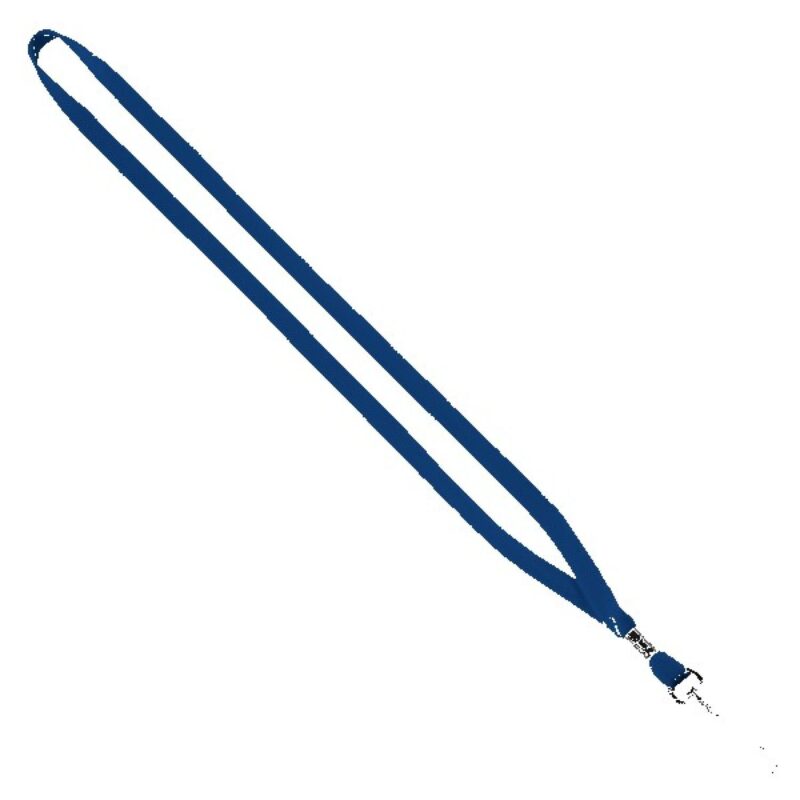 1/2" Cotton Lanyard with Metal Crimp & Swivel Snap Hook - 4