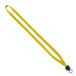 1/2" Cotton Lanyard with Plastic Clamshell & O-Ring - 1