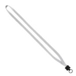 1/2" Cotton Lanyard with Plastic Clamshell & O-Ring - 3