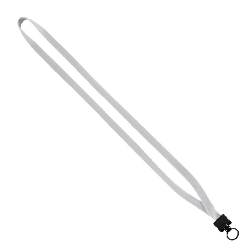 1/2" Cotton Lanyard with Plastic Clamshell & O-Ring - 3