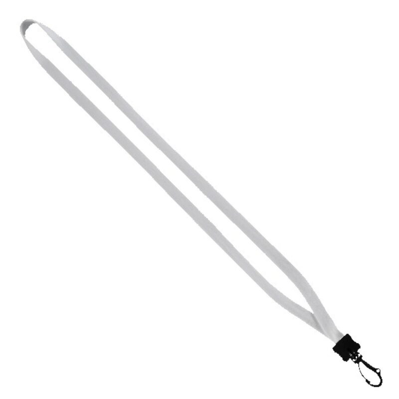 1/2" Cotton Lanyard with Plastic Clamshell & Swivel Snap Hook - 2