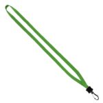 1/2" Cotton Lanyard with Plastic Clamshell & Swivel Snap Hook - 4