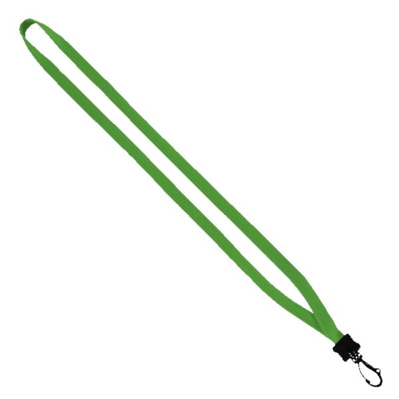 1/2" Cotton Lanyard with Plastic Clamshell & Swivel Snap Hook - 4