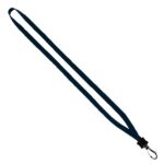 1/2" Cotton Lanyard with Plastic Clamshell & Swivel Snap Hook - 6