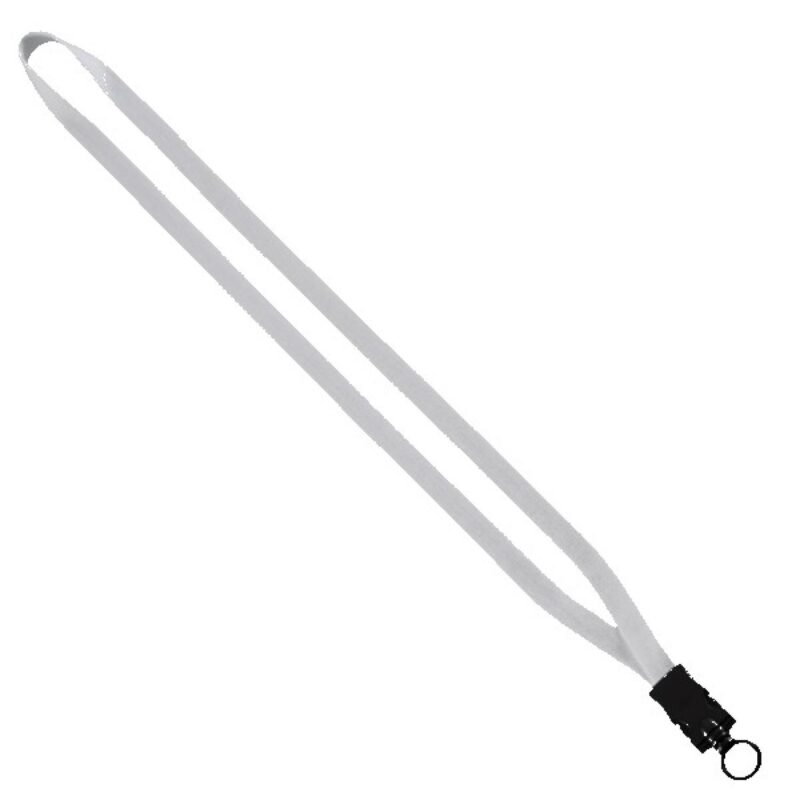 1/2" Cotton Lanyard with Plastic Snap-Buckle Release & O-Ring - 3