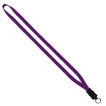 1/2" Cotton Lanyard with Plastic Snap-Buckle Release & O-Ring - 5