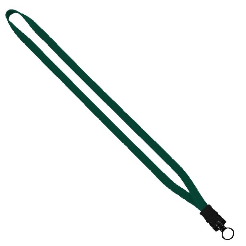1/2" Cotton Lanyard with Plastic Snap-Buckle Release & O-Ring - 8