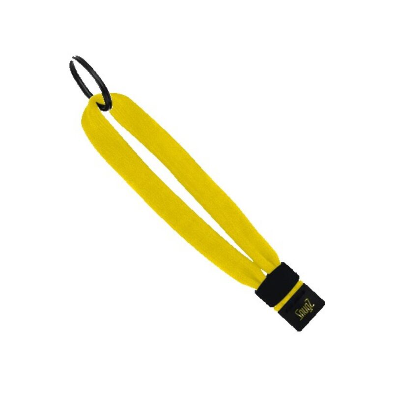 1/2" Cotton Wrist Retainer with Slider & Metal Split-Ring - 1