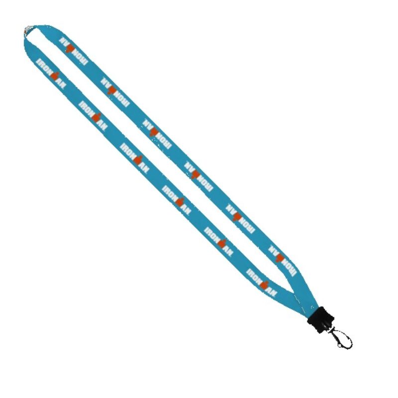 1/2" Dye-Sublimated Lanyard with Plastic Clamshell and Plastic O-Ring - 7