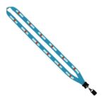 1/2" Dye-Sublimated Lanyard with Plastic Clamshell and Plastic O-Ring - 8