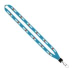 1/2" Dye-Sublimated Lanyard with Plastic Clamshell and Plastic O-Ring - 9