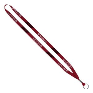 1/2" Dye-Sublimated Waffle Weave Lanyard