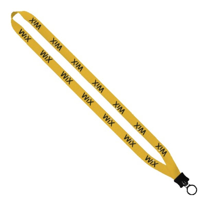 1/2" Dye-Sublimated Waffle Weave Lanyard