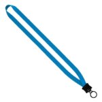 1/2" Smooth Nylon Lanyard with Plastic Clamshell & O-Ring - 5