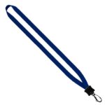 1/2" Smooth Nylon Lanyard with Plastic Clamshell & Swivel Snap Hook - 5