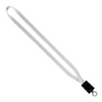 1/2" Smooth Nylon Lanyard with Snap-Buckle Release & O-Ring - 2