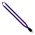 1/2" Smooth Nylon Lanyard with Snap-Buckle Release & O-Ring - 5