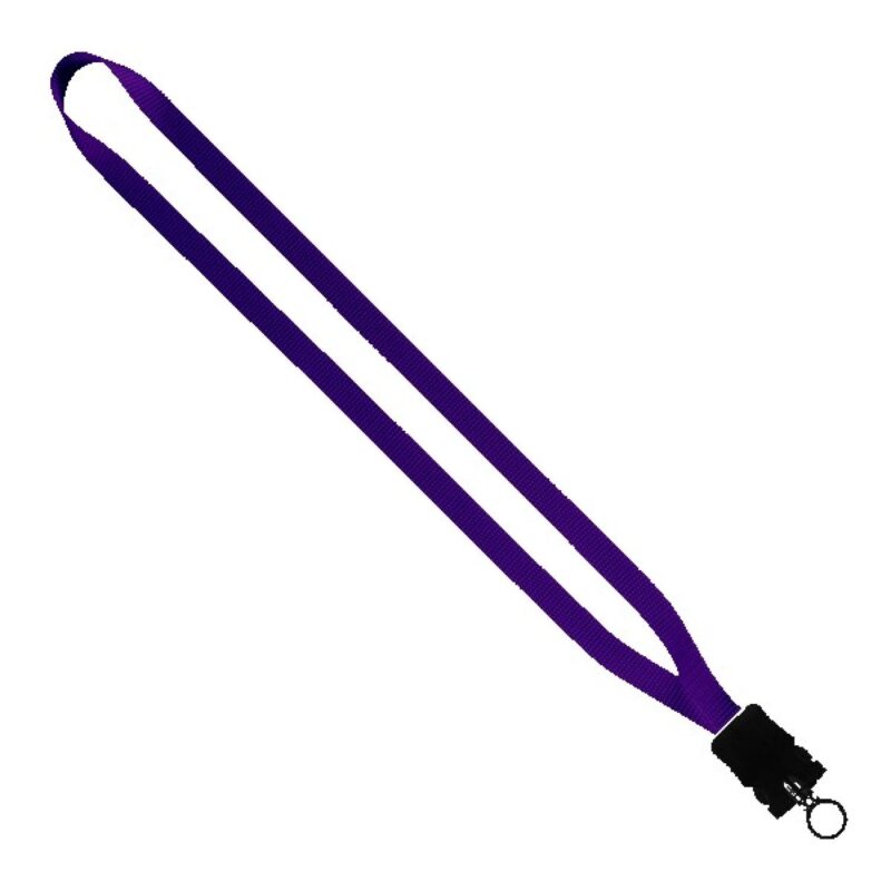 1/2" Smooth Nylon Lanyard with Snap-Buckle Release & O-Ring - 5