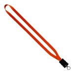 1/2" Smooth Nylon Lanyard with Snap-Buckle Release & O-Ring - 7
