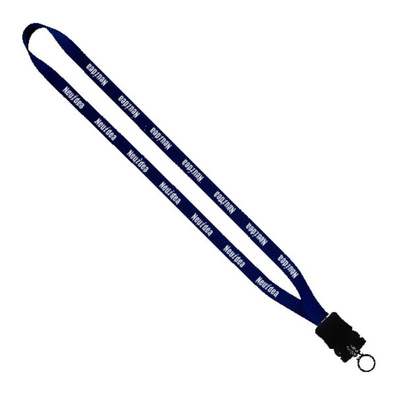 12-Smooth-Nylon-Lanyard-with-Snap-Buckle-Release-O-Ring-LNL12X 1/2" Smooth Nylon Lanyard with Snap-Buckle Release & O-Ring