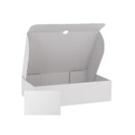 14" x 10" x 4" Custom White Corrugate Gift Box and 4" x 6" Card - 3