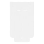 14" x 10" x 4" Flat Custom White Corrugate Gift Box - 2