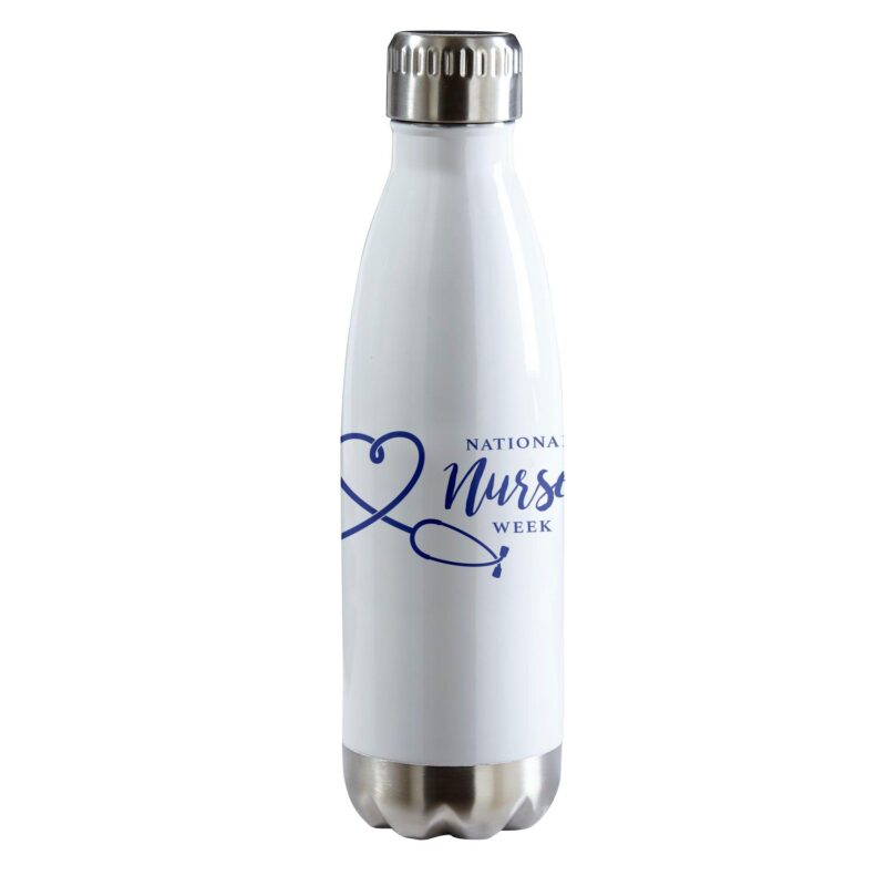 16 oz Double Wall Stainless Steel Vacuum Bottle - 8
